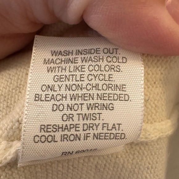 Le Tigre Womens Fox Heart Intarsia Knit Sweater Burgundy Cream Cotton Large - Picture 6 of 7